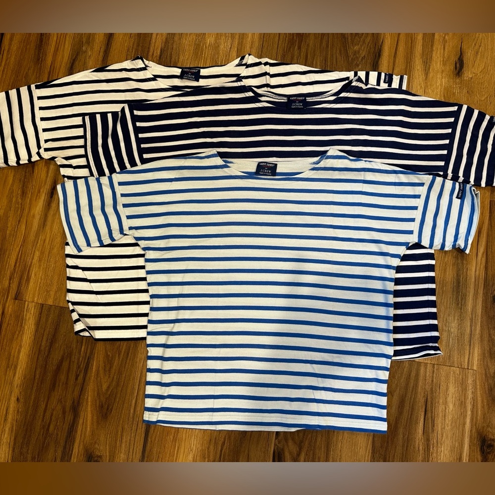 Saint James for J Crew boxy tees